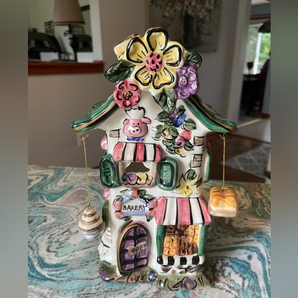 Elements "Village House Bakery" Tea Light Candle Holder
